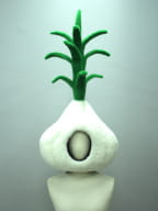 葉にんにくマスク 着ぐるみ 製作