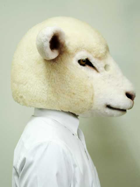 羊　リアルマスク 着ぐるみ 製作