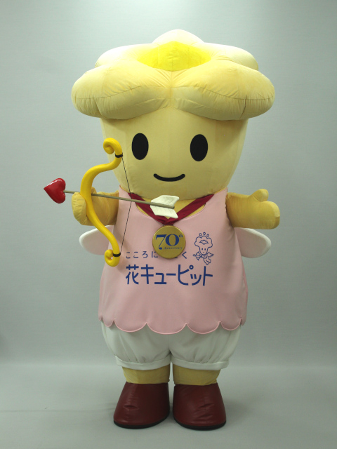 花キューピットちゃん 着ぐるみ 製作