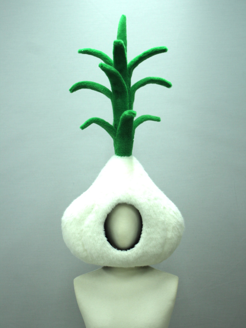 葉にんにくマスク 着ぐるみ 製作